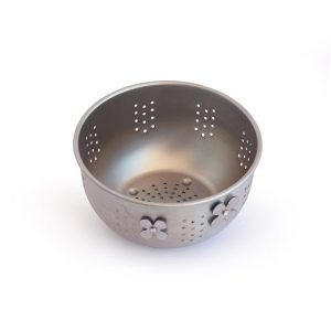 صافی سینک استیل گلدار آسمان مدل تفاله گیر 156G